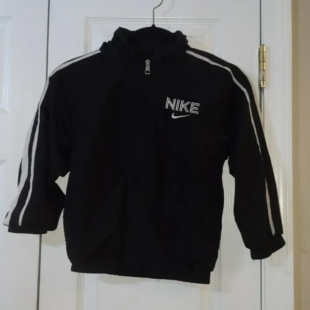 Nike black light weight jacket Sz 6